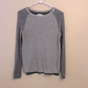 SONOMA Waffle Knitted Lightweight Sweater Top Grey Size XS